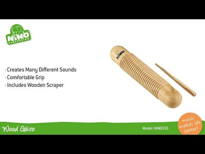 NINO555 Guiro in wood