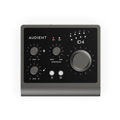Audient - iD4 MkII - 2in/2out Audio Interface - Musik Utan Gränser 