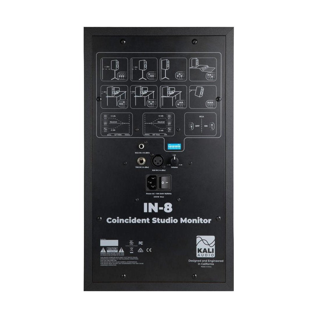 Kali Audio - IN-8 Black - Musik Utan Gränser 