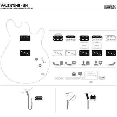Ernie Ball Music Man - James Valentine Toluca Blue - Musik Utan Gränser 