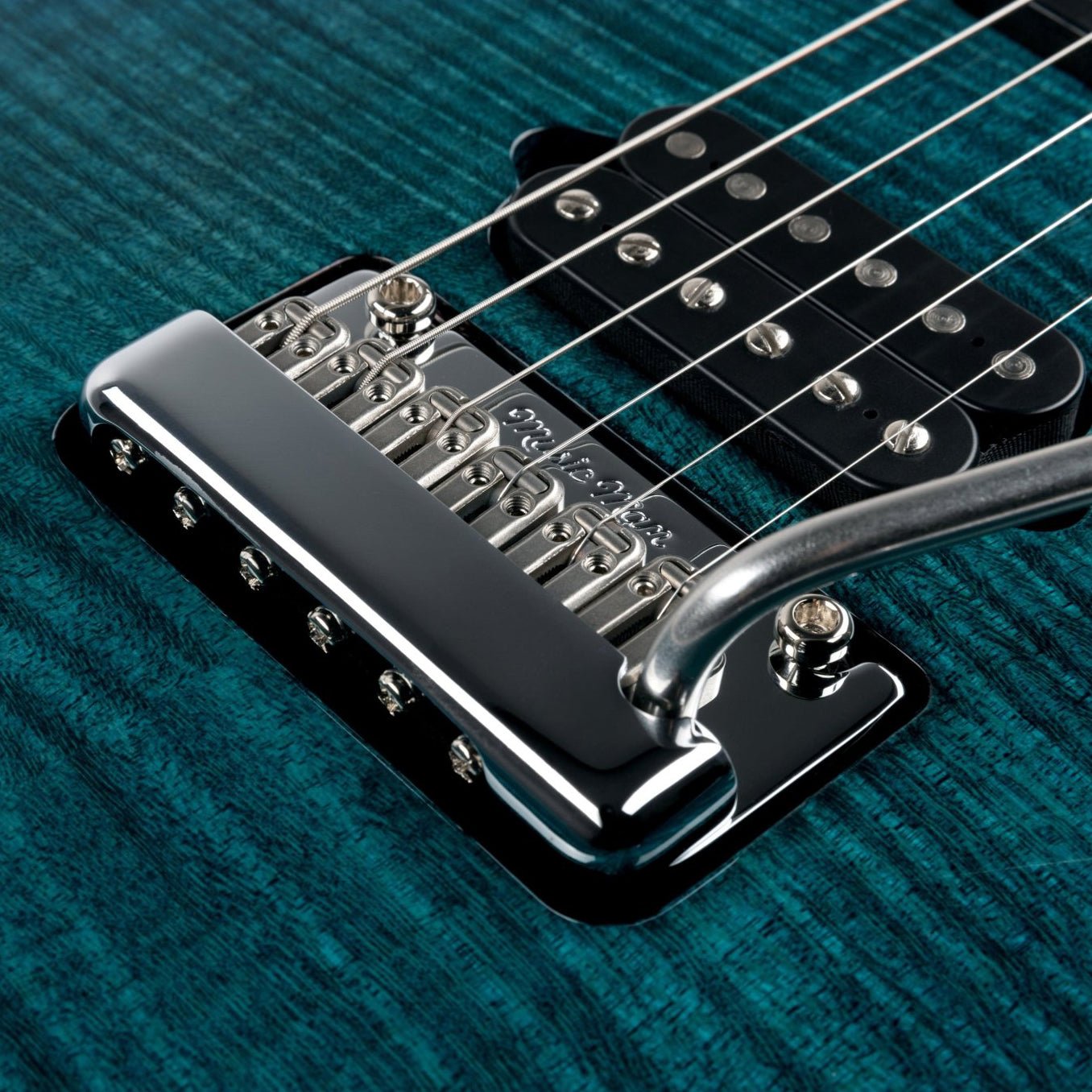 Ernie Ball Music Man - JP15 Cerulean Paradise Flame - Musik Utan Gränser 
