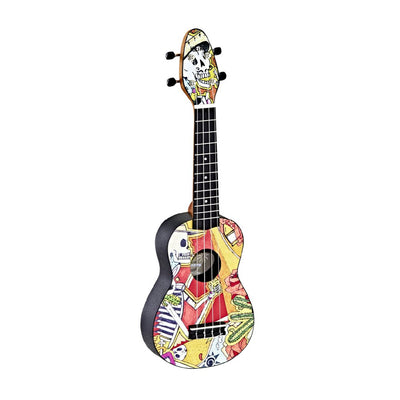 Ortega - K2-EM Ukulele-pack El Muerto - Musik Utan Gränser 