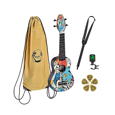 Ortega - K2-SR Ukulele-pack Samurai - Musik Utan Gränser 