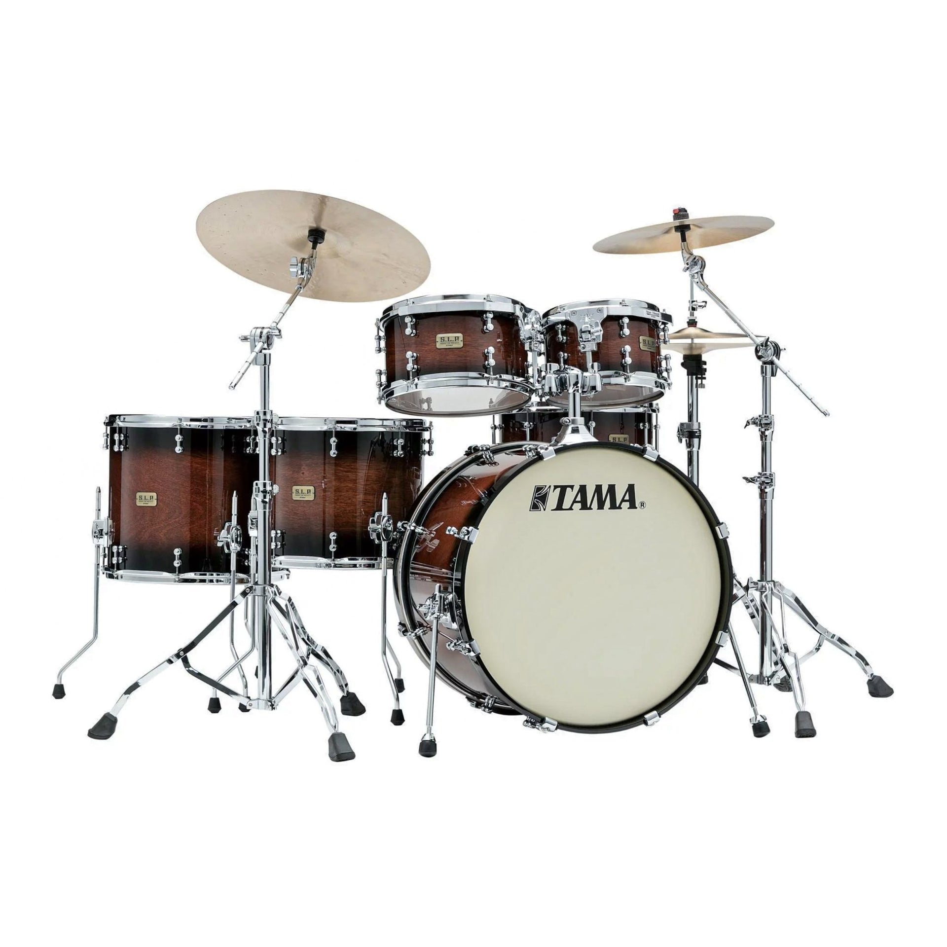 Tama - Tama S.L.P. Drumkit Dynamic Kapur - Gloss Black Kapur Burst finish - Musik Utan Gränser 
