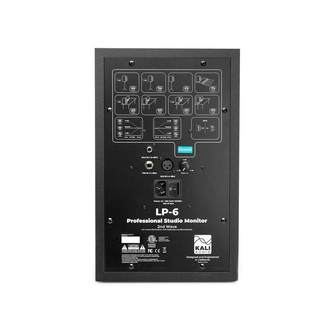 Kali Audio - LP-6 V2 Black - Musik Utan Gränser 