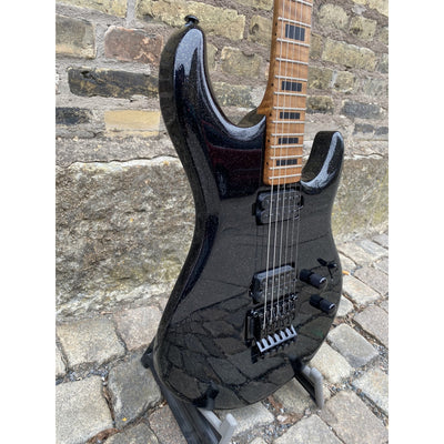 Ernie Ball Music Man - LUKE III BFR Floyd Rose Classic Black Sparkle - Musik Utan Gränser 