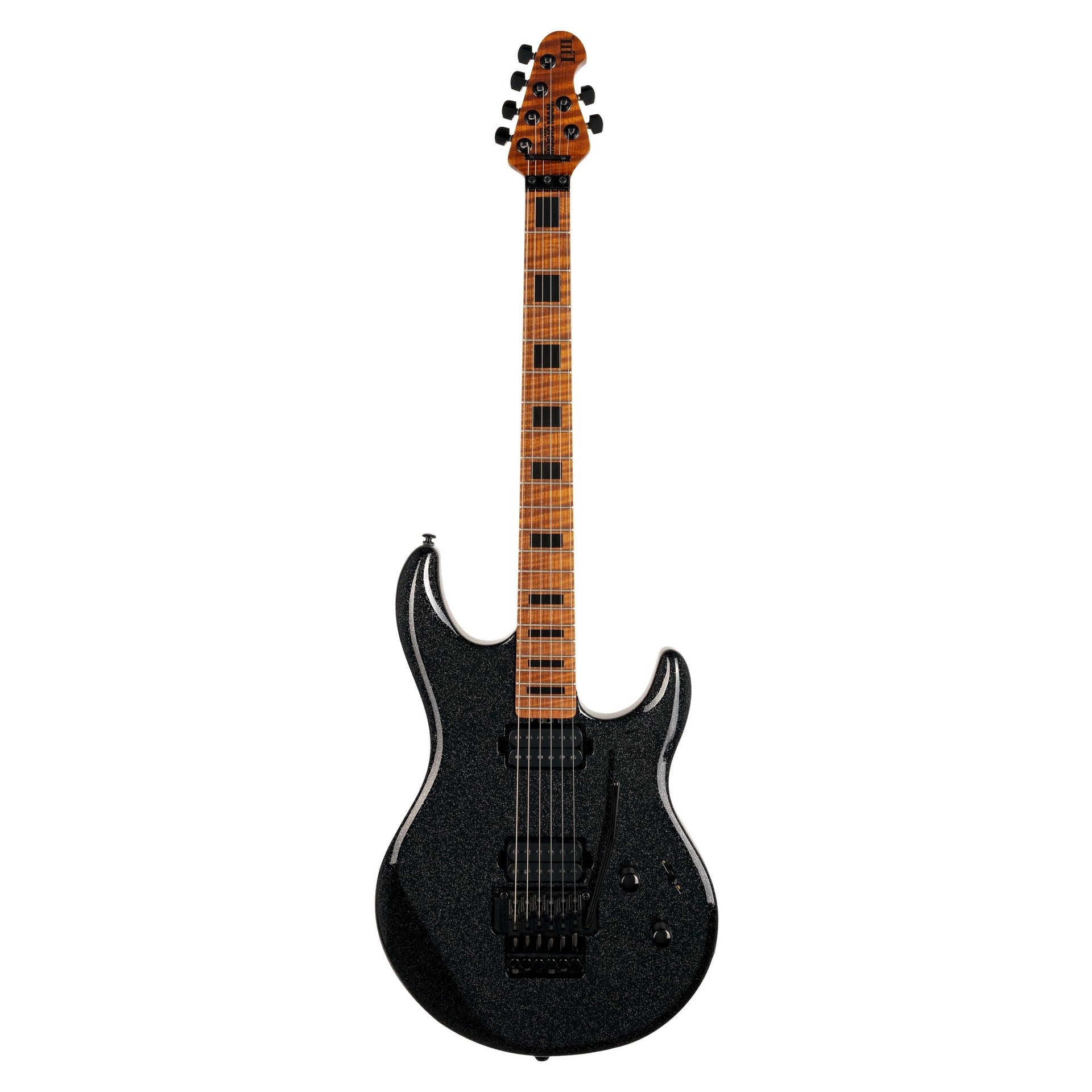 Ernie Ball Music Man - LUKE III BFR Floyd Rose Classic Black Sparkle - Musik Utan Gränser 