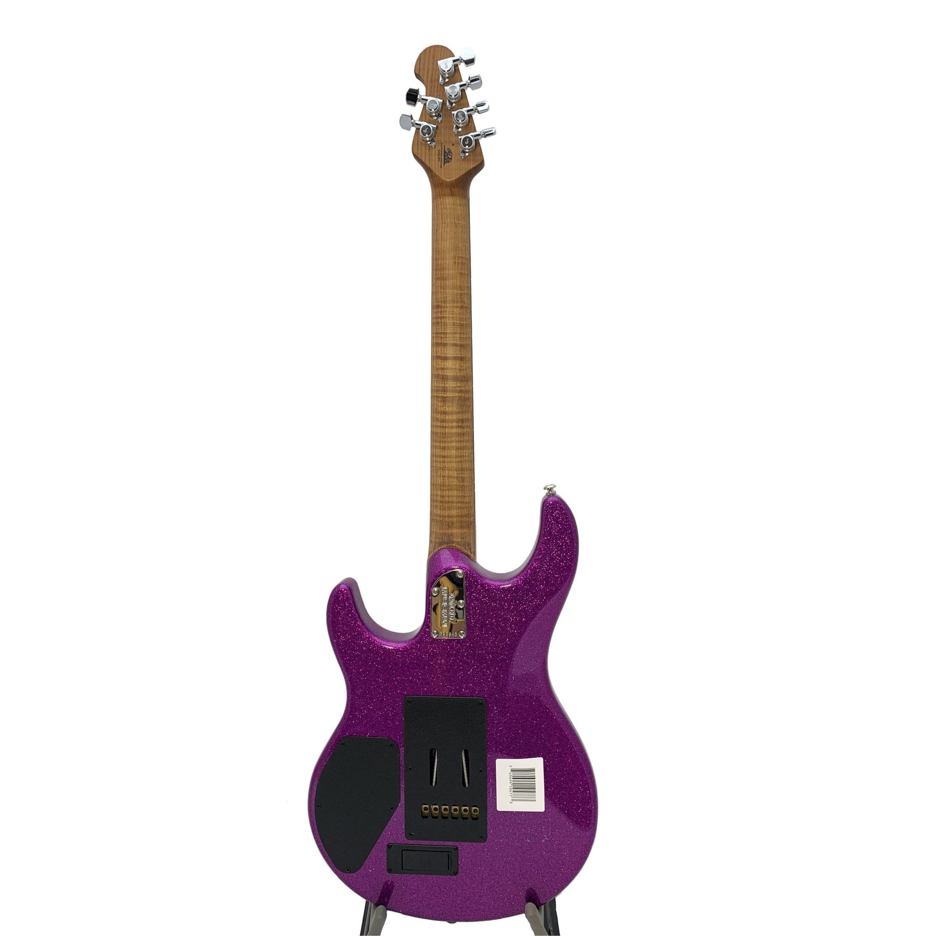 Ernie Ball Music Man - Luke III Fuschia Sparkle HSS - Musik Utan Gränser 