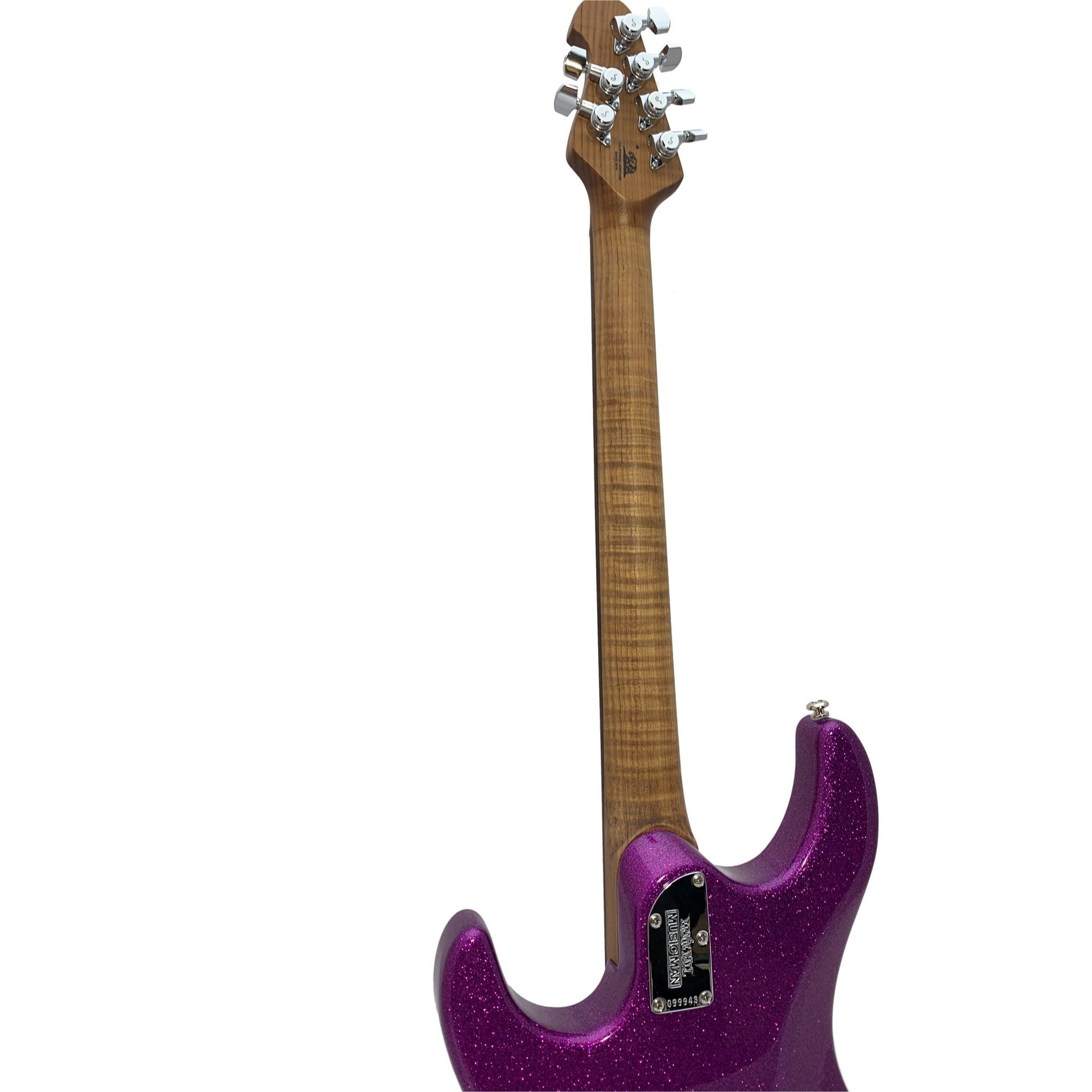Ernie Ball Music Man - Luke III Fuschia Sparkle HSS - Musik Utan Gränser 