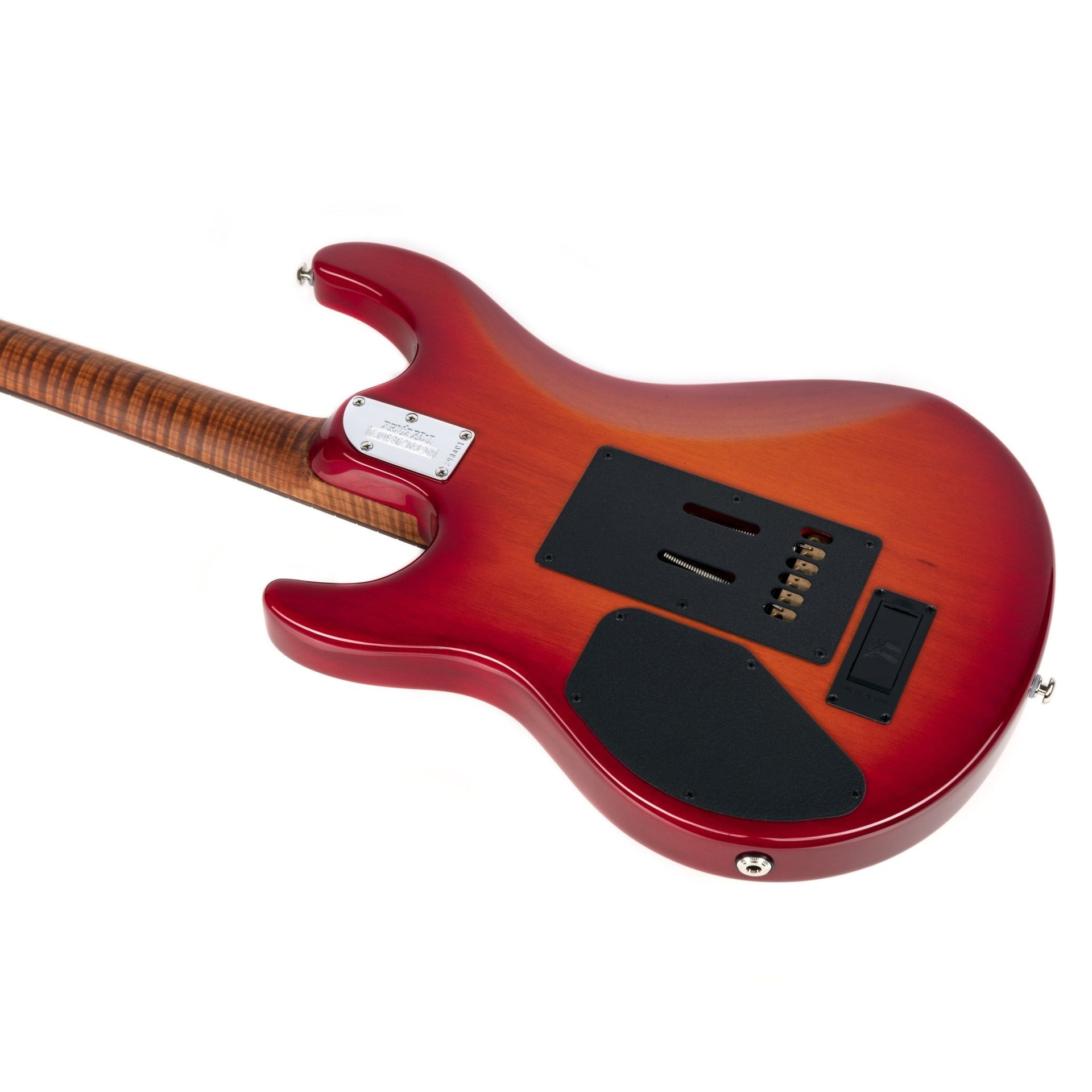 Ernie Ball Music Man - Luke III HSS Cherry Sunburst Flame Maple Top - Musik Utan Gränser 