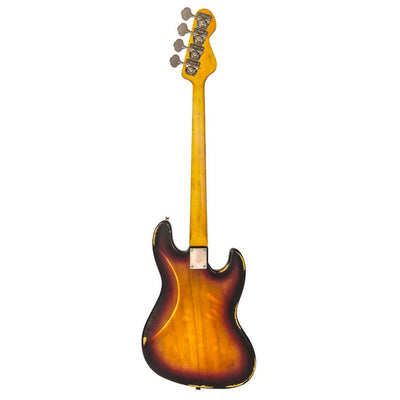 Vintage - LV74MRJP Icon Bass Sunburst lefthand/bandlös - Musik Utan Gränser 