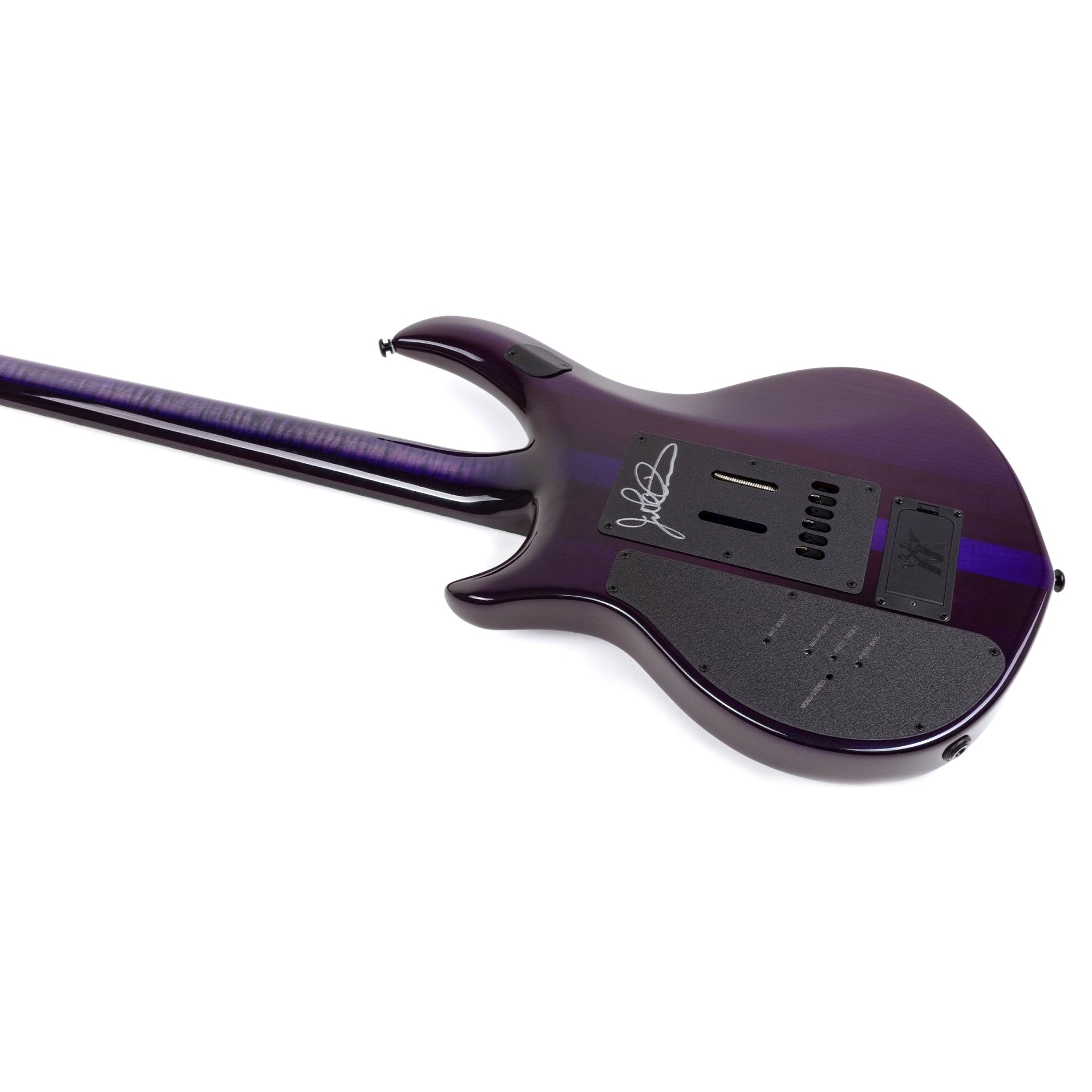 Ernie Ball Music Man - Majesty Maple Top Crystal Amethyst Limited Edition - Musik Utan Gränser 