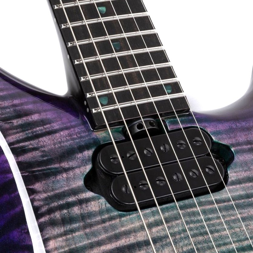 Ernie Ball Music Man - Majesty Maple Top Crystal Amethyst Limited Edition - Musik Utan Gränser 
