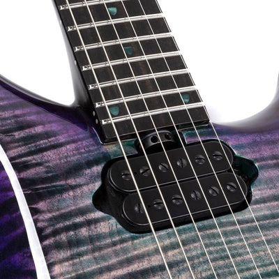 Ernie Ball Music Man - Majesty Maple Top Crystal Amethyst Limited Edition - Musik Utan Gränser 