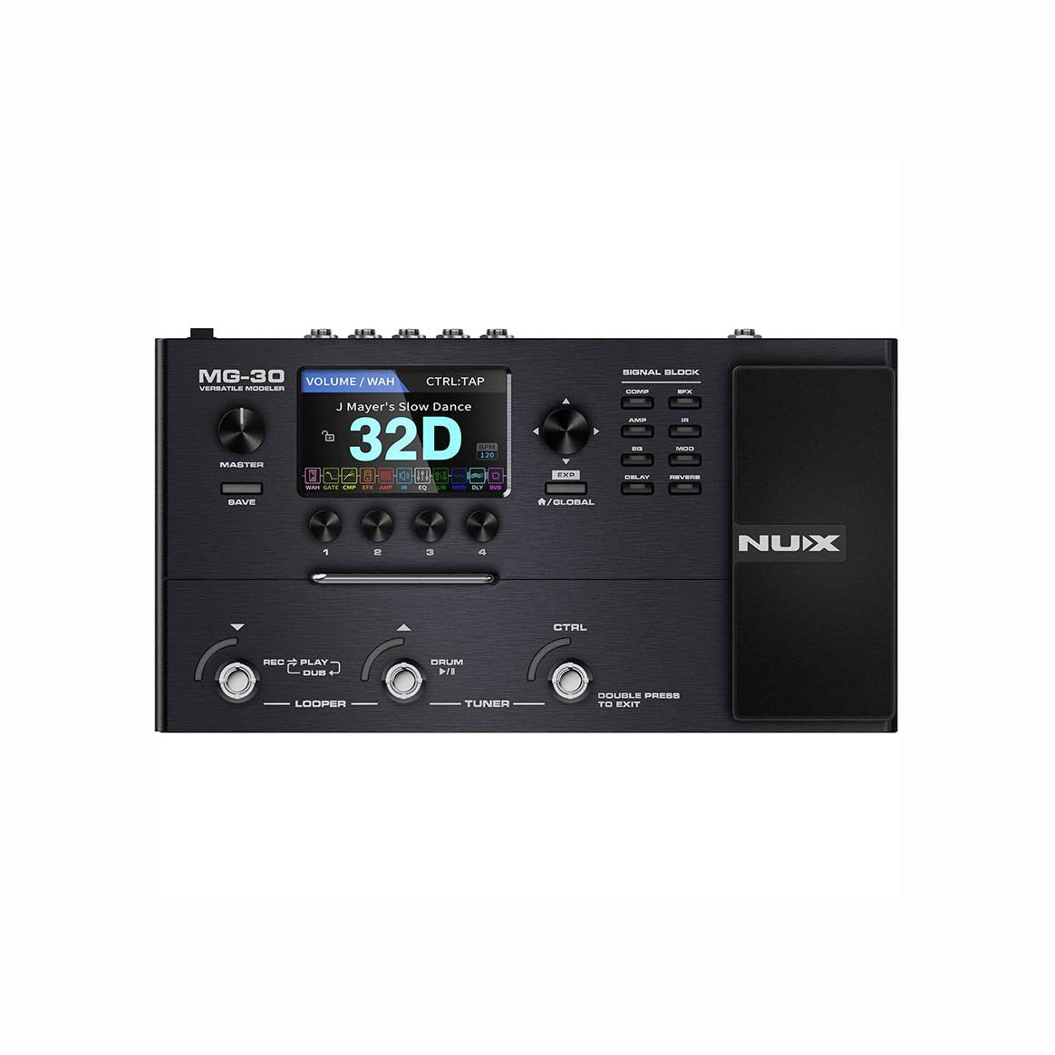 NUX - MG-30 Multieffekt - Musik Utan Gränser 