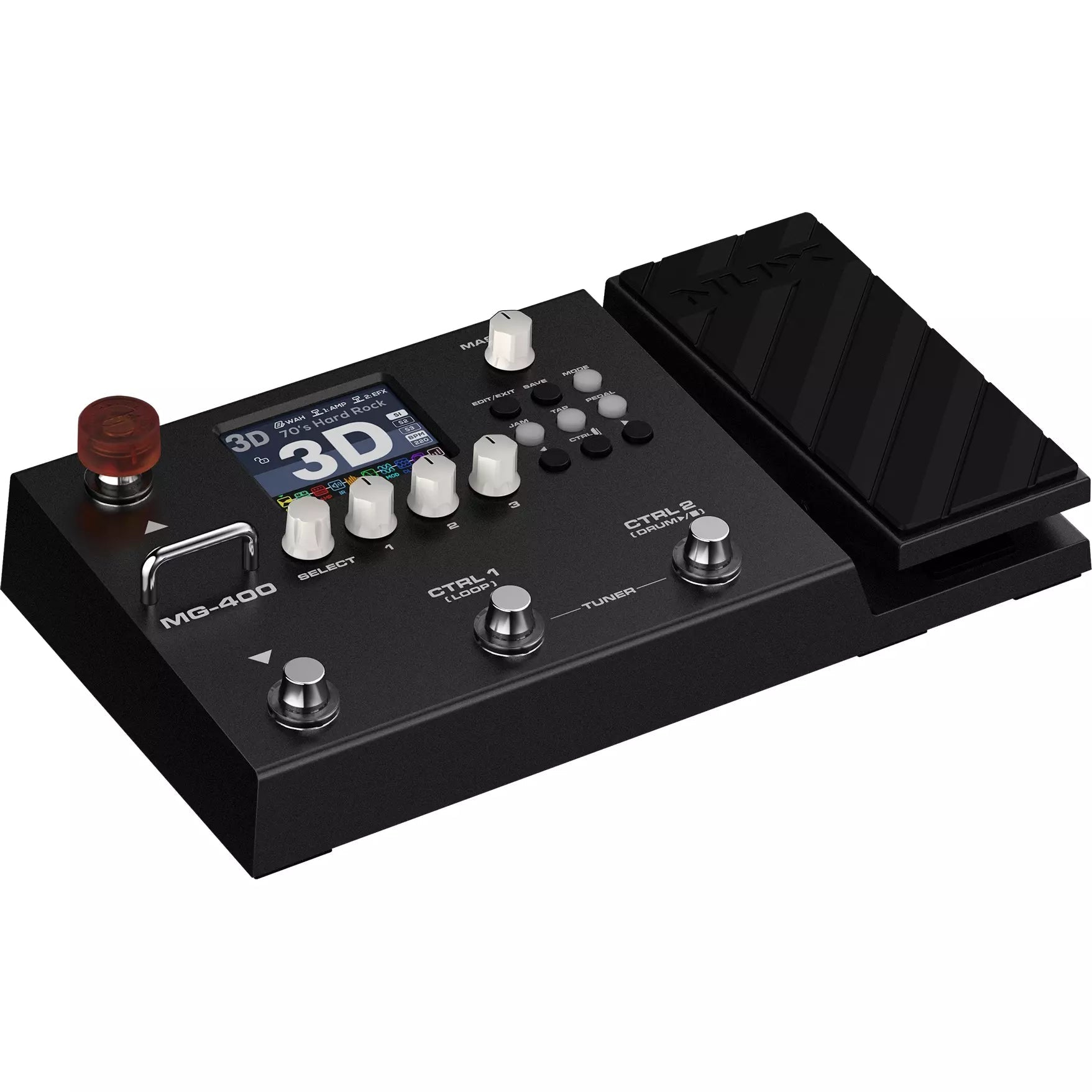 NUX - MG-400 Modeling Guitar Processor - Musik Utan Gränser 