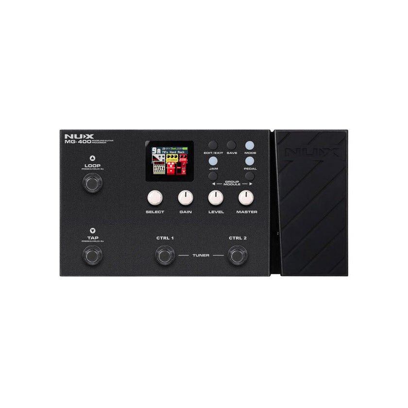 NUX - MG-400 Modeling Guitar Processor - Musik Utan Gränser 