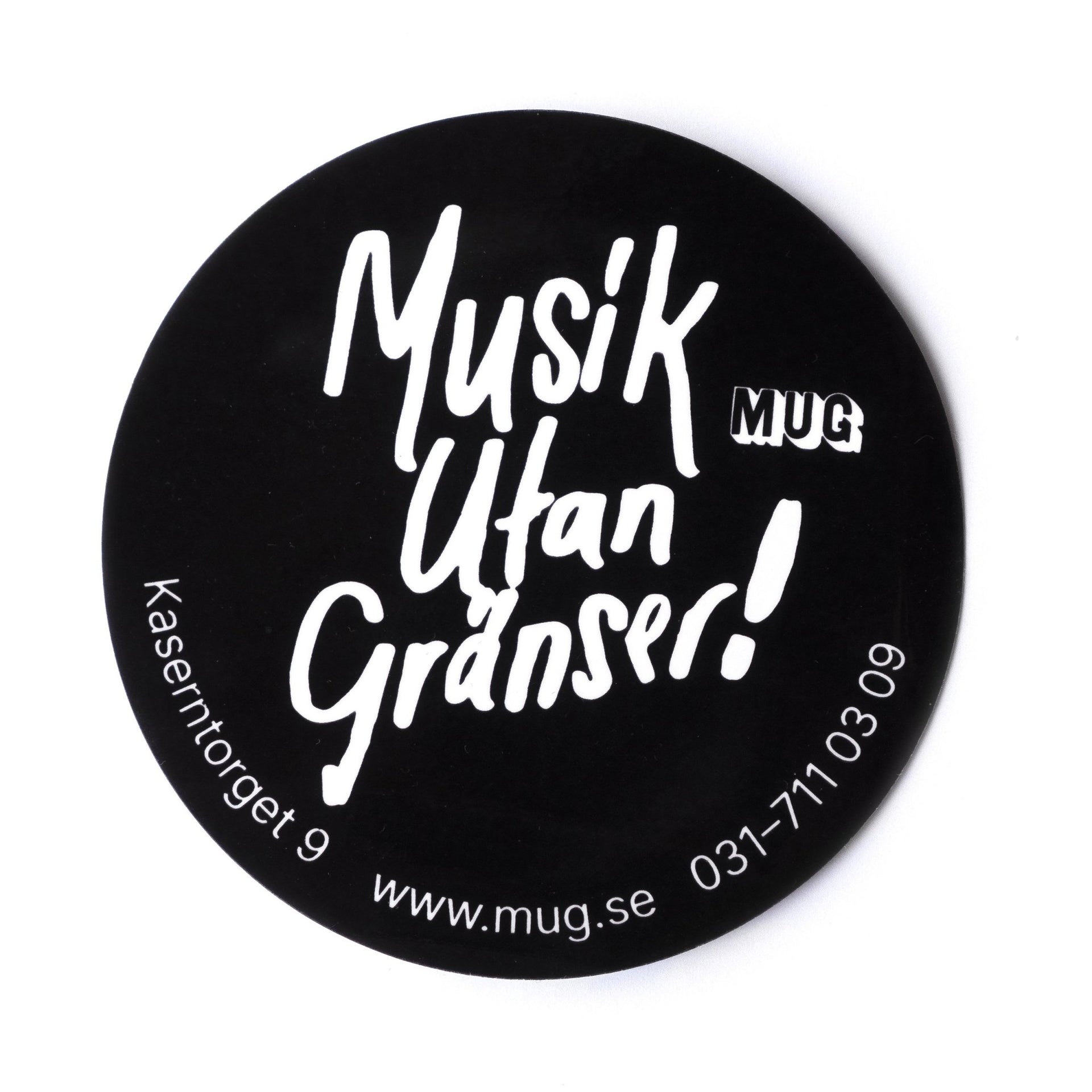 Musik Utan Gränser - MUG-stickers 2-pack - Musik Utan Gränser 