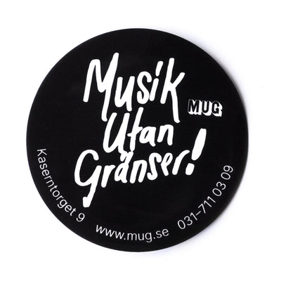 Musik Utan Gränser - MUG-stickers 2-pack - Musik Utan Gränser 