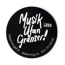 Ladda upp bild till gallerivisning, MUG-stickers 2-pack - Musik Utan Gränser
