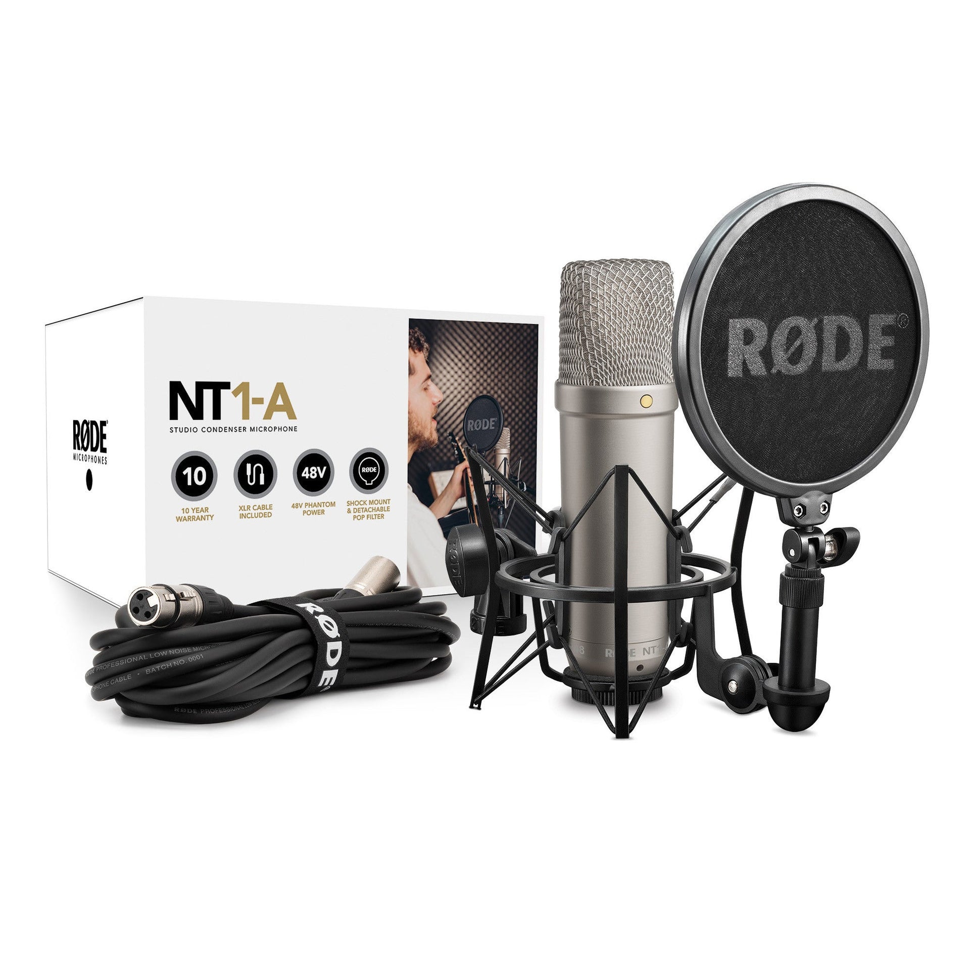 Røde - NT1A Studio Kit kondensatormik - Musik Utan Gränser 