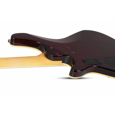 Schecter - Omen Extreme 4 Black Cherry vänsterhänt - Musik Utan Gränser 