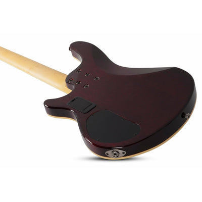 Schecter - Omen Extreme 4 Black Cherry vänsterhänt - Musik Utan Gränser 