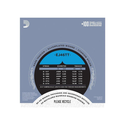 D'Addario - Pro Arté EJ46TT Dynacore - Musik Utan Gränser 