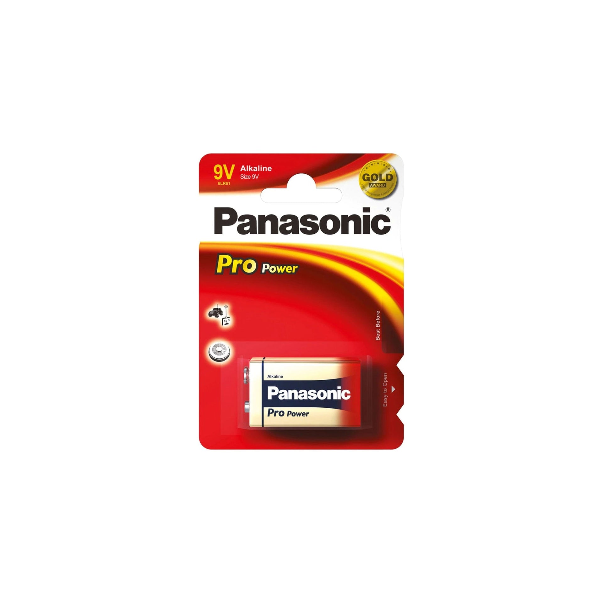 Panasonic - Pro Power 9V 6LR61 Blister - Musik Utan Gränser 