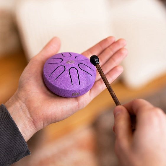 Meinl Sonic Energy - PSTD1PLF Pocket Steel Tongue Drum A Major Purple - Musik Utan Gränser 