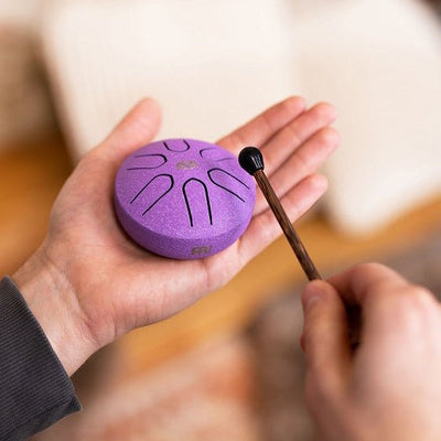 Meinl Sonic Energy - PSTD1PLF Pocket Steel Tongue Drum A Major Purple - Musik Utan Gränser 