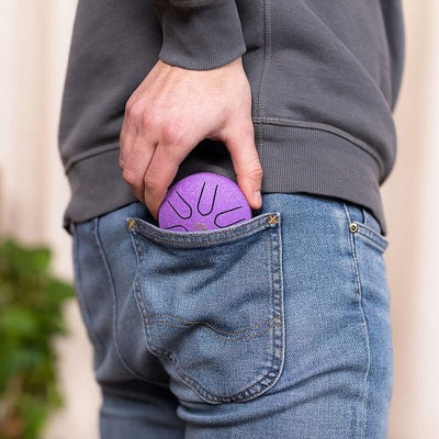 Meinl Sonic Energy - PSTD1PLF Pocket Steel Tongue Drum A Major Purple - Musik Utan Gränser 