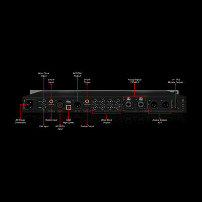Antelope Audio - PURE 2 Mastering-grade 24-bit, 192 kHz AD/DA 2-channel converter and master clock - Musik Utan Gränser 