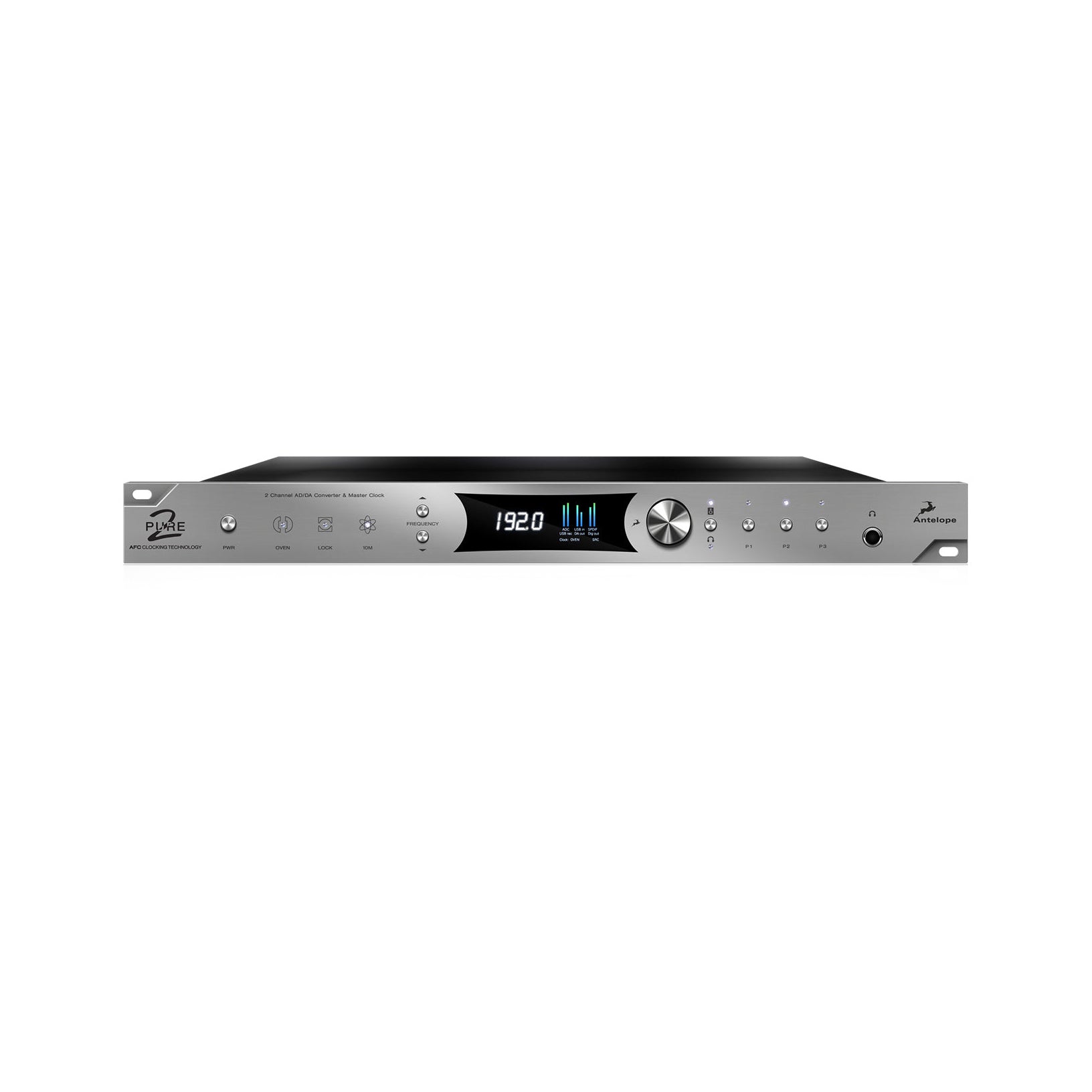 Antelope Audio - PURE 2 Mastering-grade 24-bit, 192 kHz AD/DA 2-channel converter and master clock - Musik Utan Gränser 