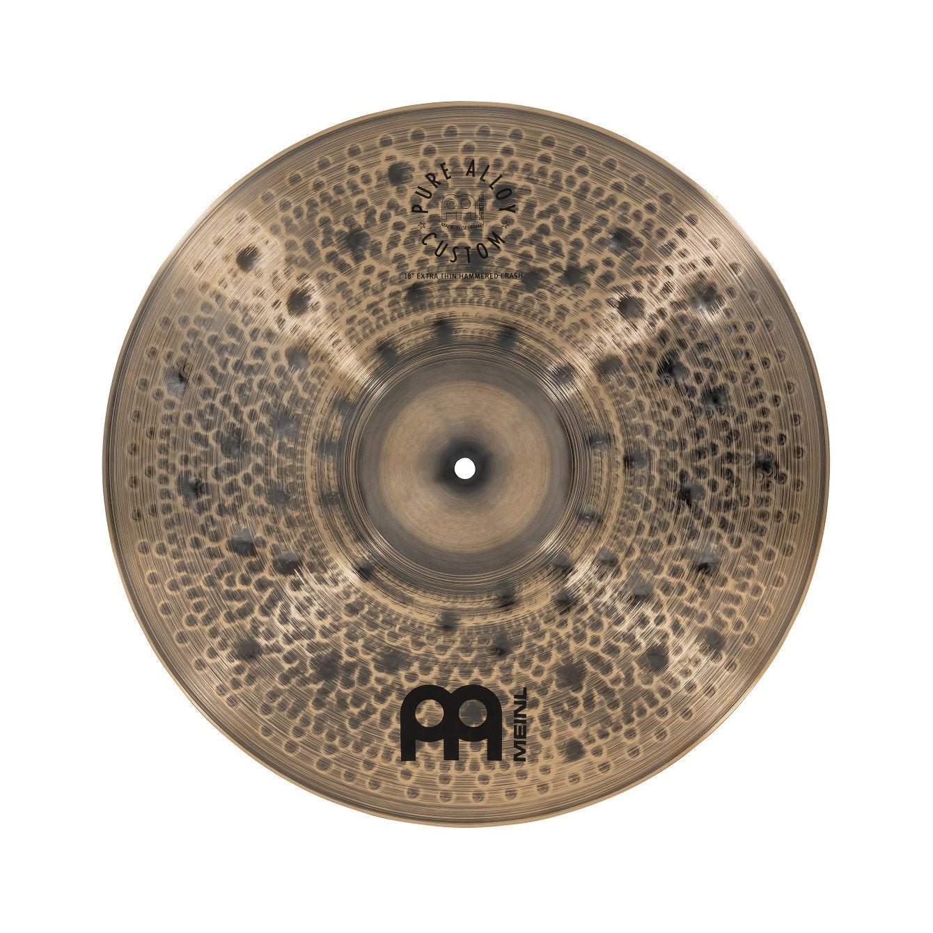 Meinl - Pure Alloy Custom 18" Extra Thin Hammered Crash - PAC18ETHC - Musik Utan Gränser 