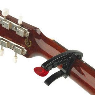D'Addario - PW-CP-09 NS Tri-Action Capo Black - Musik Utan Gränser 
