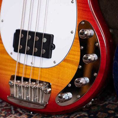 Sterling By Music Man - RAY34FM Heritage Cherry Burst - Musik Utan Gränser 
