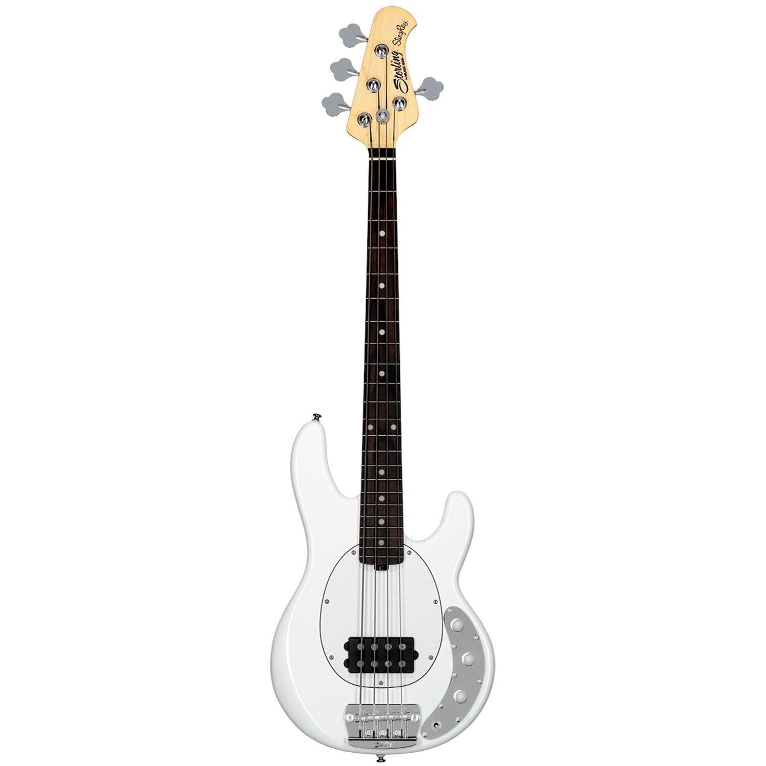 Sterling By Music Man - RAYSS4 Olympic White Shortscale - Musik Utan Gränser 