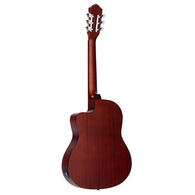 Ortega - RCE125MMSN med mik o bag, Thinline. Mahogany, Family Series. - Musik Utan Gränser 