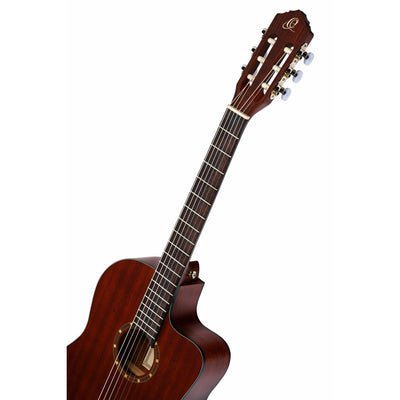 Ortega - RCE125MMSN med mik o bag, Thinline. Mahogany, Family Series. - Musik Utan Gränser 