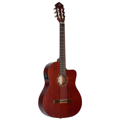 Ortega - RCE125MMSN med mik o bag, Thinline. Mahogany, Family Series. - Musik Utan Gränser 