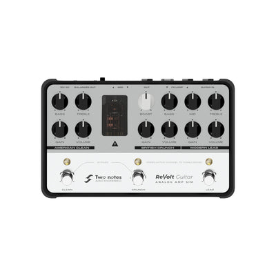 Two Notes - ReVolt Rördriven 3 kanals gitarrpreamp med DynIR - Musik Utan Gränser 