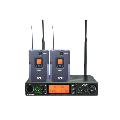 JTS - RU-8012DB/RU-850LTB Trådlöst dubbelsystem med ficksändare inkl CM-501 mygga - Musik Utan Gränser 