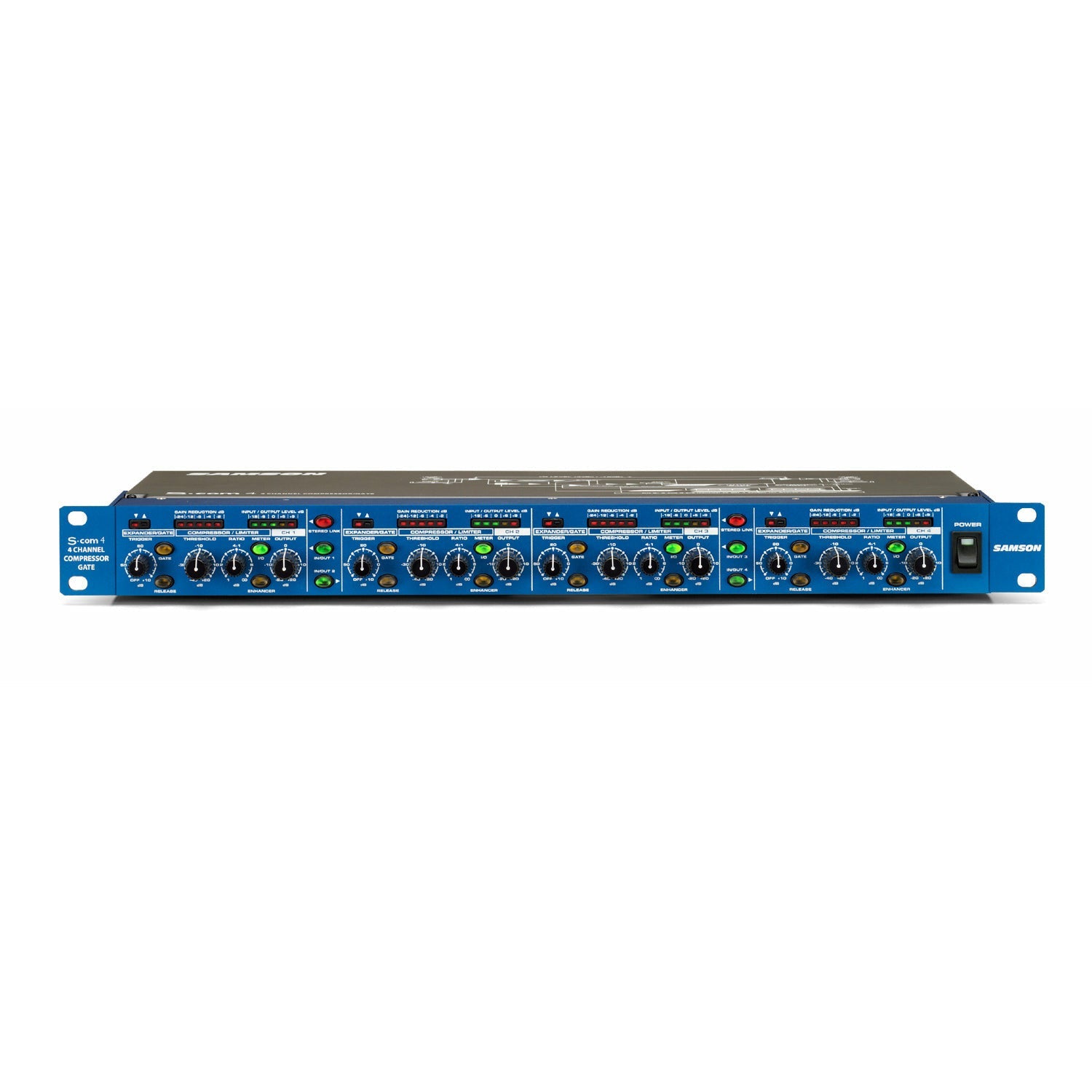 Samson - S-Com4 4-Channel Compressor/Gate - Musik Utan Gränser 