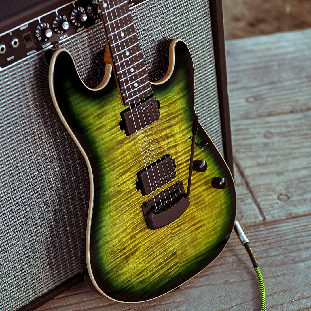 Ernie Ball Music Man - Sabre Gator Burst - Musik Utan Gränser 