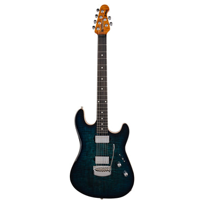 Ernie Ball Music Man - Sabre HH Deep Blue Burst - Musik Utan Gränser 