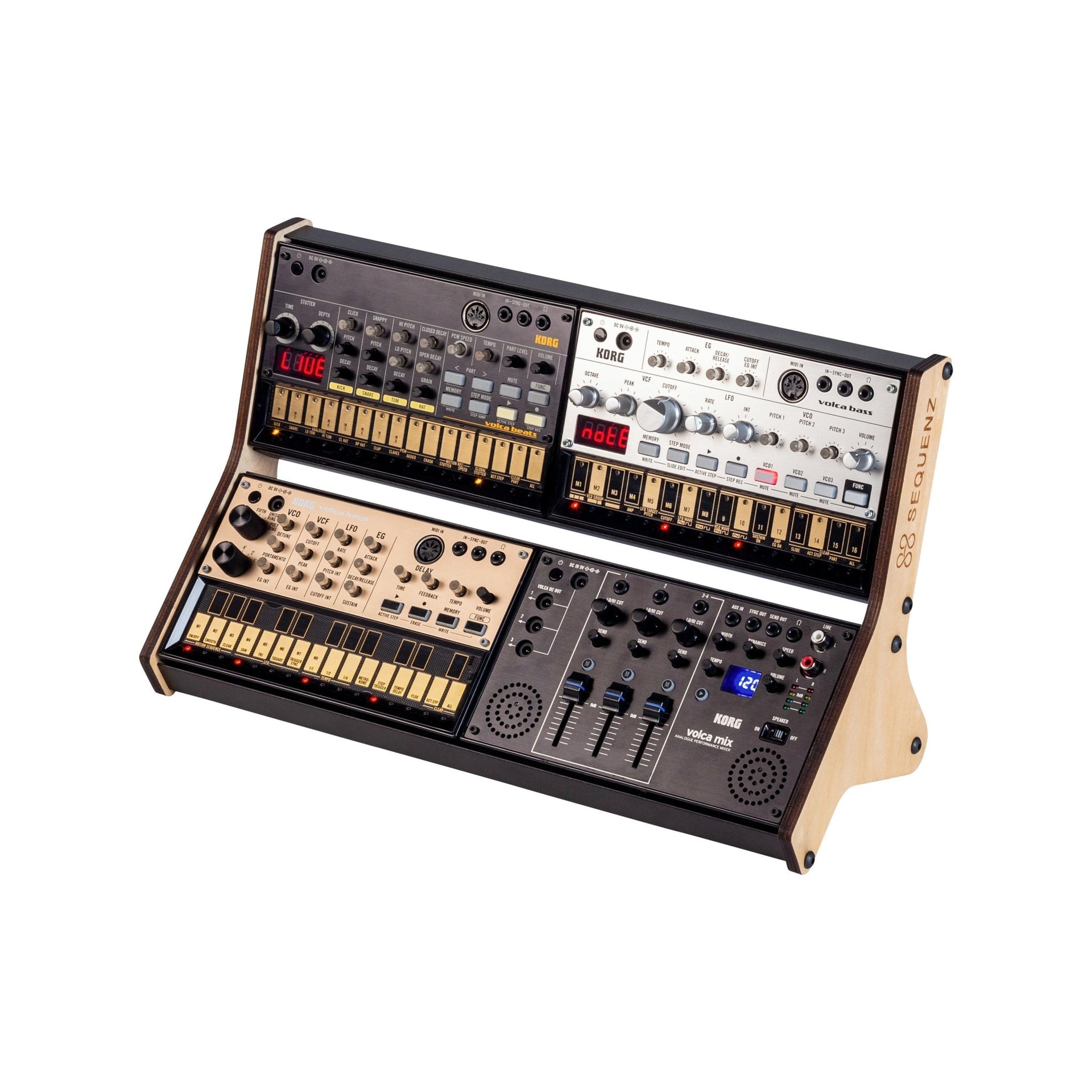 Korg - Sequenz Volca Rack for 2X2 Korg Volca - Musik Utan Gränser 