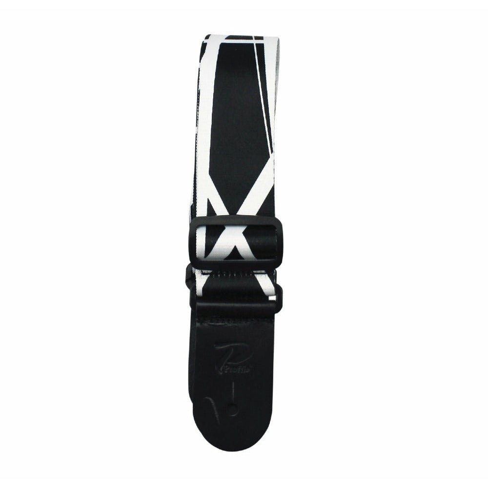 Profile - SH193 Axelband - Stripes Black - Musik Utan Gränser 