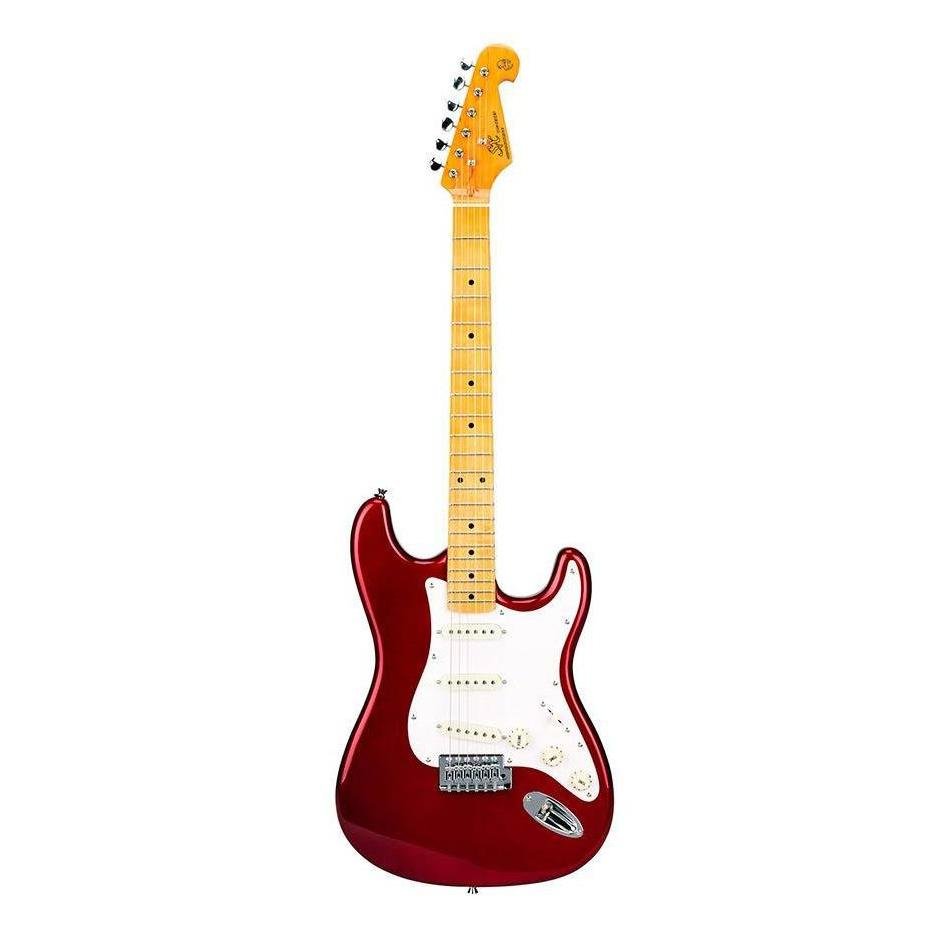 SX - SST57 Candy Apple Red Strat - Musik Utan Gränser 