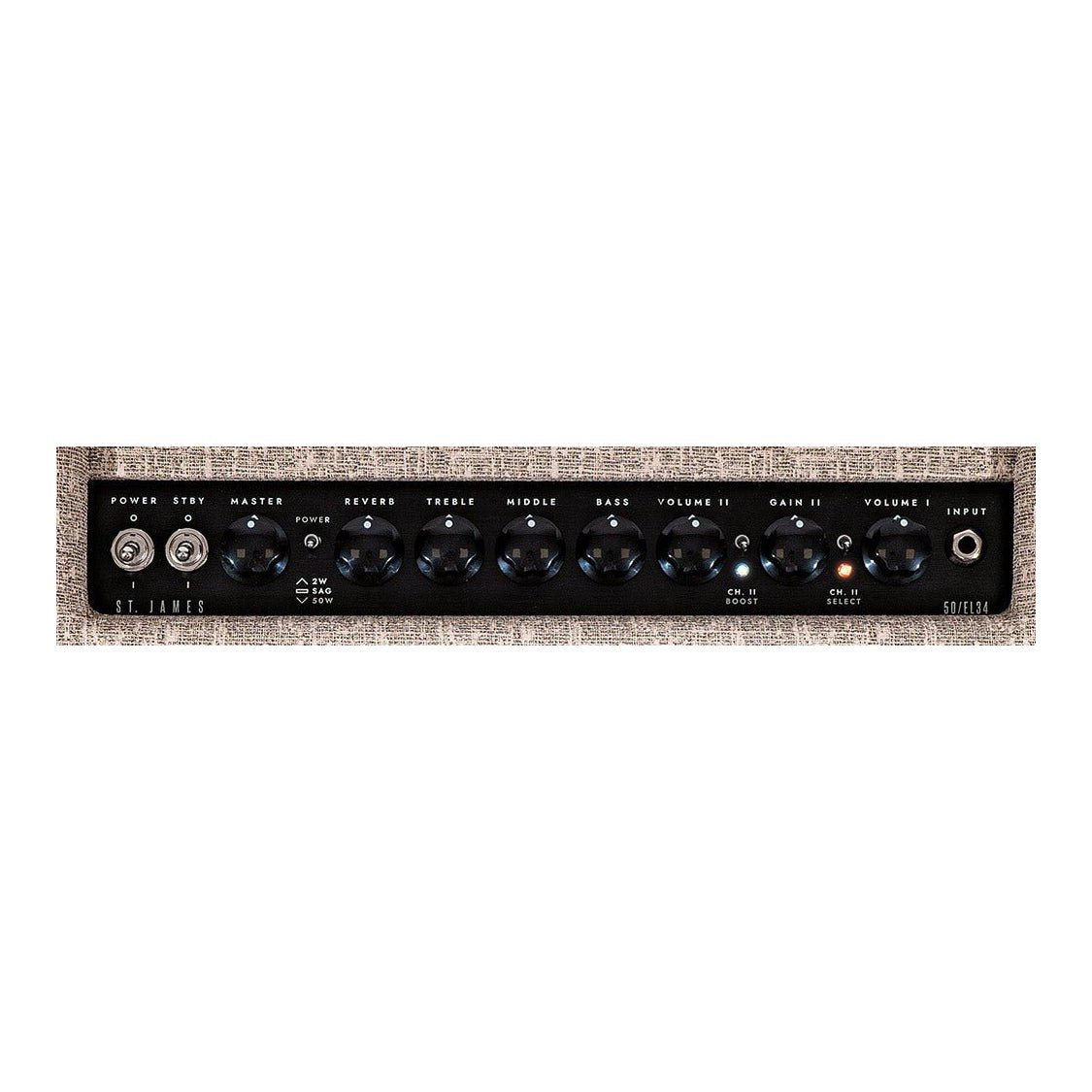 Blackstar - St. James 50 EL34 Combo 50W gitarrförstärkare - Musik Utan Gränser 